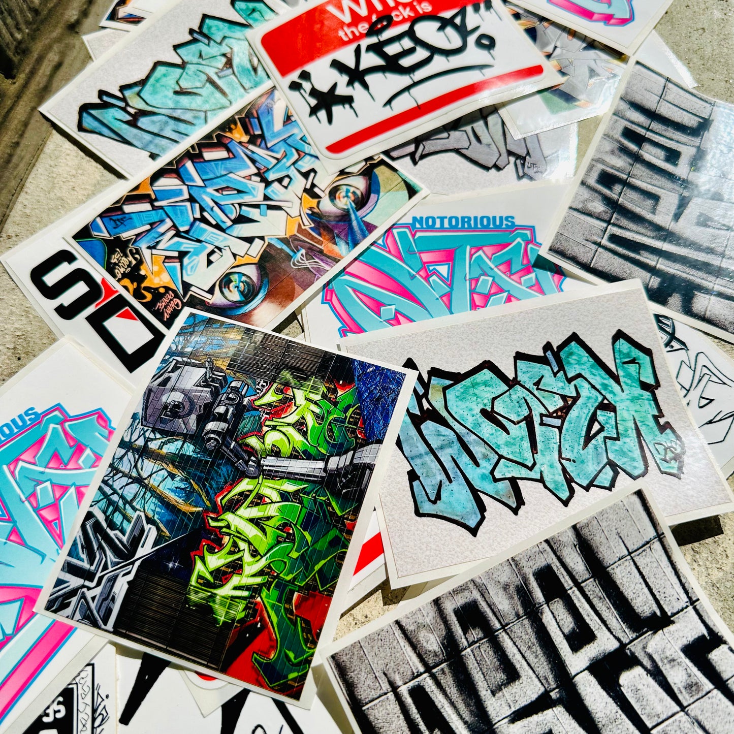 Slap Stickers - White BOPP